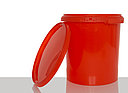 Plastic hobbock: 30,0 liter, colour: red