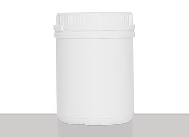 Kunststoff Schraubdeckeldose UN: 780 Milliliter, Farbe: weiß