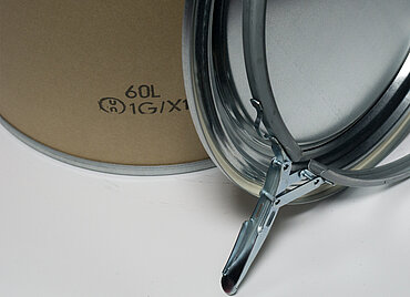 Fiber drum NTR: 60,0 liter, colour: natural Fiber drum NTR: 60,0 liter, colour: natural