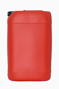 Plastic canister: 25,0 liter, colour: red