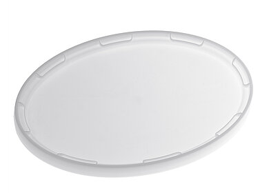 Schnappdeckel oval aus PP ø  Mündung