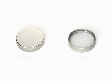 Schraubdeckel aus Metall ø 45,0 mm Mündung