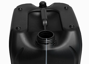 Kunststoffkanister: 20,0 Liter, Farbe: schwarz Kunststoffkanister: 20,0 Liter, Farbe: schwarz