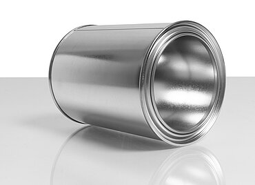 Ring lid can: 500 milliliter, colour: blank Ring lid can: 500 milliliter, colour: blank