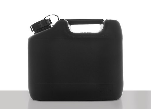 Kunststoffkanister ableitfähig: 10,0 Liter, Farbe: schwarz
