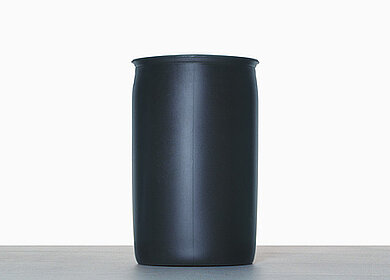 Kunststoff Spundfass L-Ring: 220,0 Liter, Farbe: schwarz
