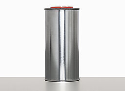 Weißblech Flachflasche