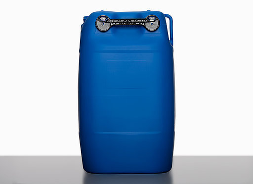Plastic canister: 60,0 liter, colour: blue