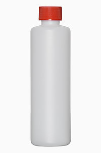 Kunststoff Rundflasche R 250/25: 250 Milliliter, Farbe: natur