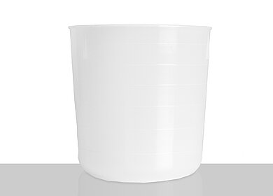 Laboratory cup: 350 milliliter, colour: natural