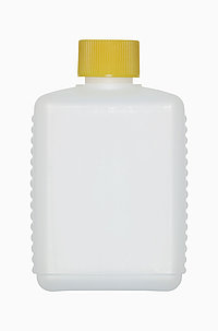 Kunststoff Vierkantflasche: 300 Milliliter, Farbe: natur