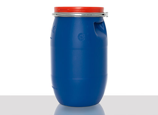 Kunststoff Deckelspundfass: 30,0 Liter, Farbe: blau