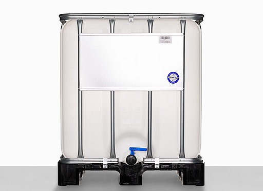 IBC Container: 1.000,0 liter, colour: natural