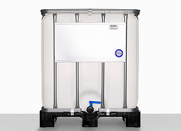 IBC Container: 1.000,0 liter, colour: natural