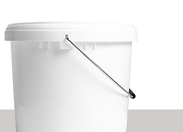 Kunststoff Ovaleimer: 15,8 Liter, Farbe: weiß Kunststoff Ovaleimer: 15,8 Liter, Farbe: weiß