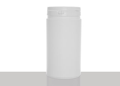 Slip lid can: 400 milliliter, colour: white