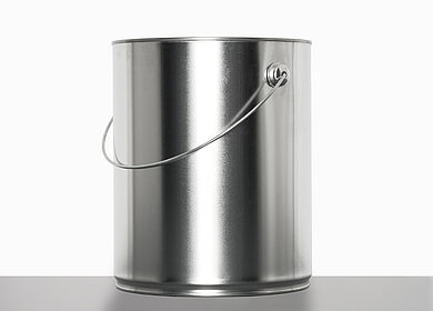 Weißblecheimer: 5,0 Liter, Farbe: blank