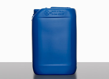 Kunststoffkanister: 6,0 Liter, Farbe: blau