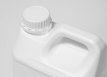 Kunststoffkanister fluoriert: 3,0 Liter, Farbe: weiß Kunststoffkanister fluoriert: 3,0 Liter, Farbe: weiß
