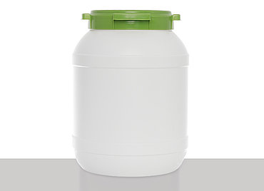 Kunststoff Schraubdeckelfass ECO: 26,0 Liter, Farbe: weiß