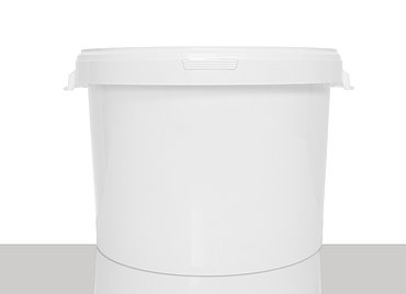 Plastic hobbock: 23,0 liter, colour: white