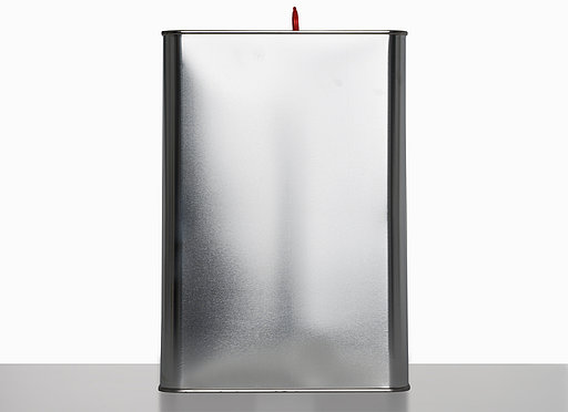 Weißblechkanister: 10,0 Liter, Farbe: blank