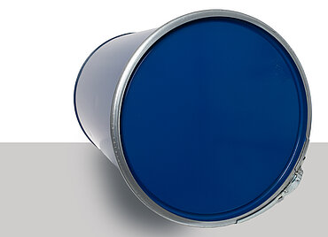 Open head drum: 213,0 liter, colour: blue RAL 5010 Open head drum: 213,0 liter, colour: blue RAL 5010