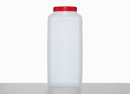 Kunststoff Vierkantflasche: 2,5 Liter, Farbe: natur