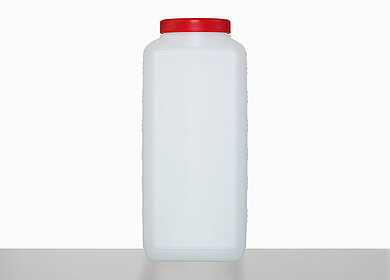 Square bottle M 2500/80: 2,5 liter, colour: natural