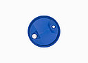 Plastic tight head drum: 120,0 liter, colour: blue