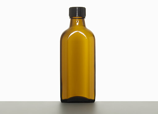 Meplat bottle: 100 milliliter, colour: brown