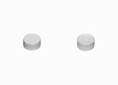 Child-proof closure of PP ø 28,0 mm mouth