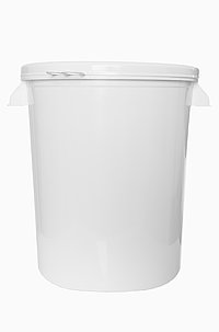 Kunststoff Hobbock UN: 30,0 Liter, Farbe: weiß