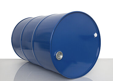 Stahlblech Spundfass: 216,5 Liter, Farbe: blau RAL 5010 Stahlblech Spundfass: 216,5 Liter, Farbe: blau RAL 5010