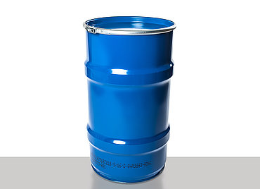 Stahlblech Bergungsfass: 60,0 Liter, Farbe: blau RAL 5010