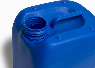 Plastic canister: 6,0 liter, colour: blue Plastic canister: 6,0 liter, colour: blue