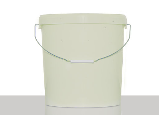 Kunststoff Rundeimer ECO: 21,3 Liter, Farbe: natur