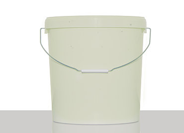 Kunststoff Rundeimer ECO: 21,3 Liter, Farbe: natur