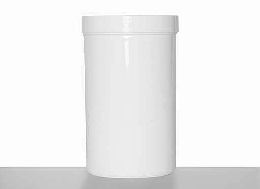 Kunststoff Schraubdeckeldose: 325 Milliliter, Farbe: weiß
