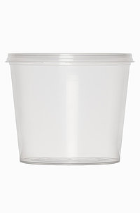Laboratory cup: 1,1 liter, colour: clear transparent