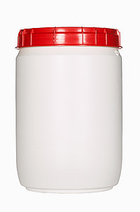 Total opening drum: 39,0 liter, colour: white