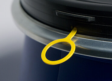 Kunststoff Deckelfass E.V.: 120,0 Liter, Farbe: blau Kunststoff Deckelfass E.V.: 120,0 Liter, Farbe: blau