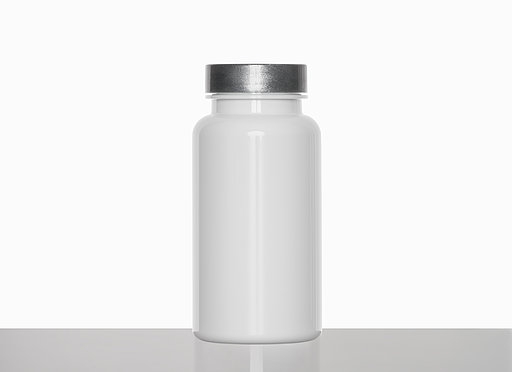 PET Packer: 100 Milliliter, Farbe: weiß