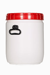 Total opening drum: 34,0 liter, colour: white
