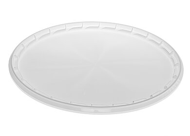 Schnappdeckel oval aus PP ø 386,0 mm Mündung