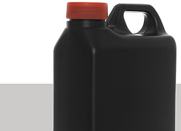 Kunststoffkanister: 1,0 Liter, Farbe: schwarz Kunststoffkanister: 1,0 Liter, Farbe: schwarz