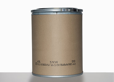 Fiber drum NTR: 60,0 liter, colour: natural