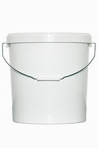 Plastic hobbock: 21,3 liter, colour: white