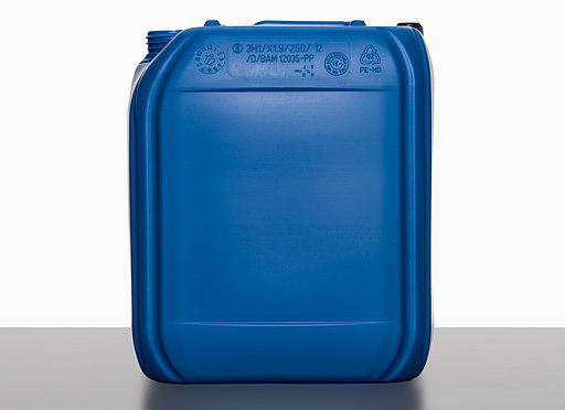 Kunststoffkanister: 20,0 Liter, Farbe: blau