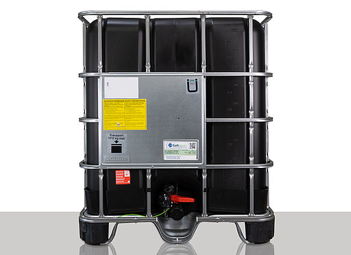 IBC Container: 1.000,0 liter, colour: black